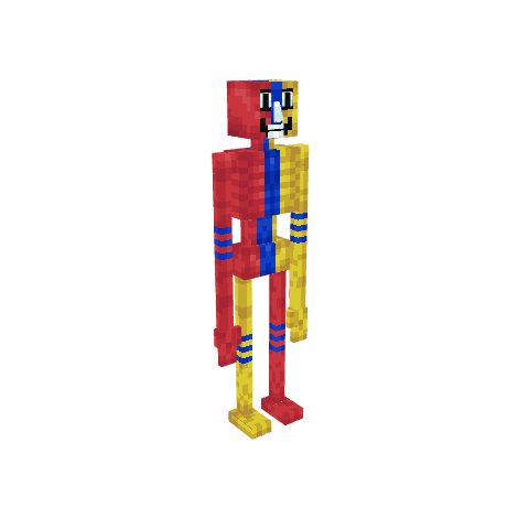 Primary Color Man, voxel model preview