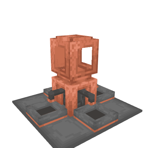 Copper Machine, voxel model preview