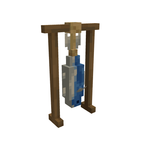 Hanging Tuna, voxel model preview