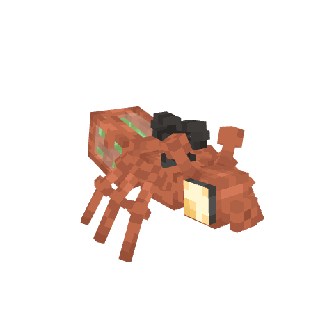 Ant-Tomiton (Copper Ant), voxel model preview