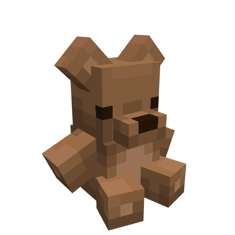 Teddybear, voxel model preview