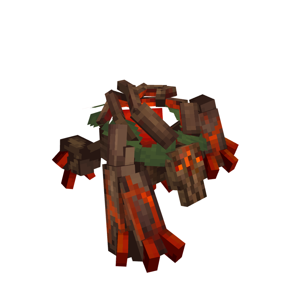 Brambleback, voxel model preview