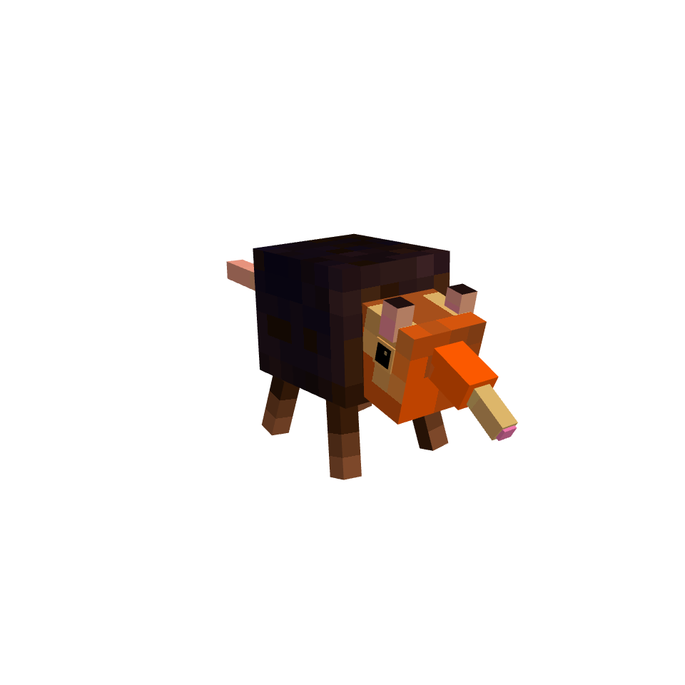 Rufous Sengi, voxel model preview