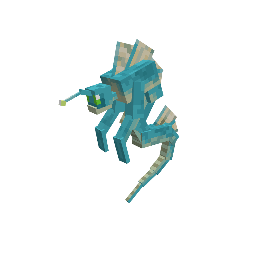 The Mermaid's Companion, voxel model preview