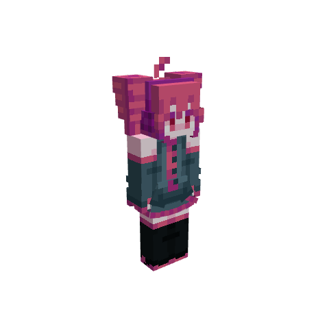 Kasane Teto Utau, voxel model preview