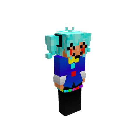 Hatsune Miku Static, voxel model preview