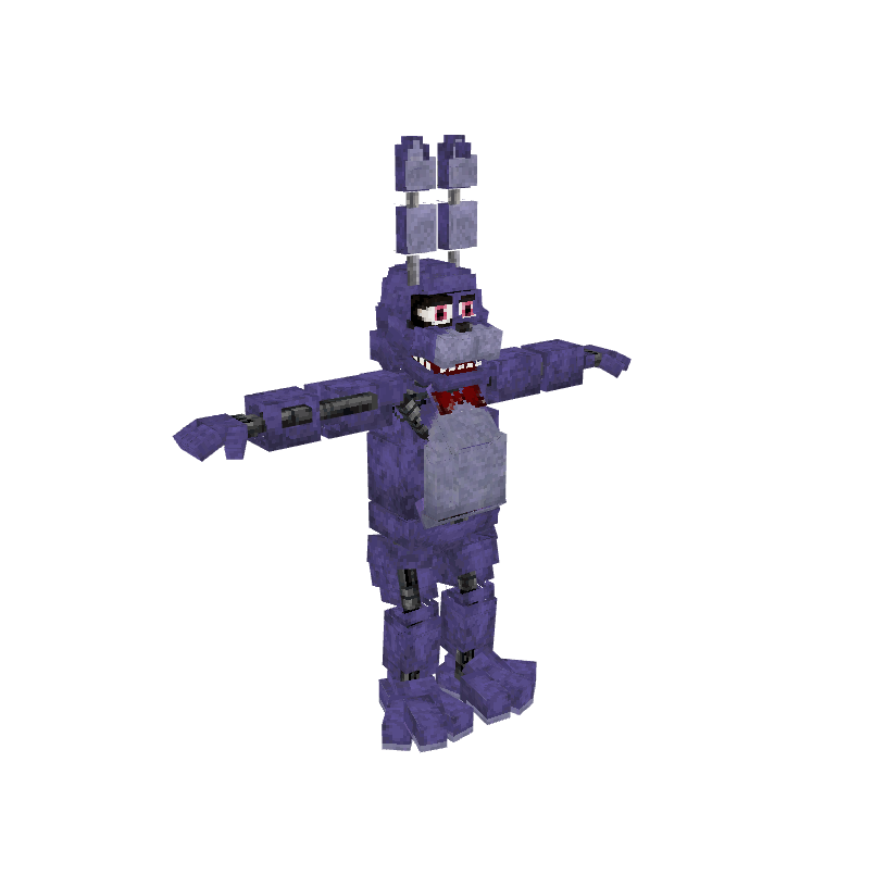 Bonnie The Bunny, voxel model preview