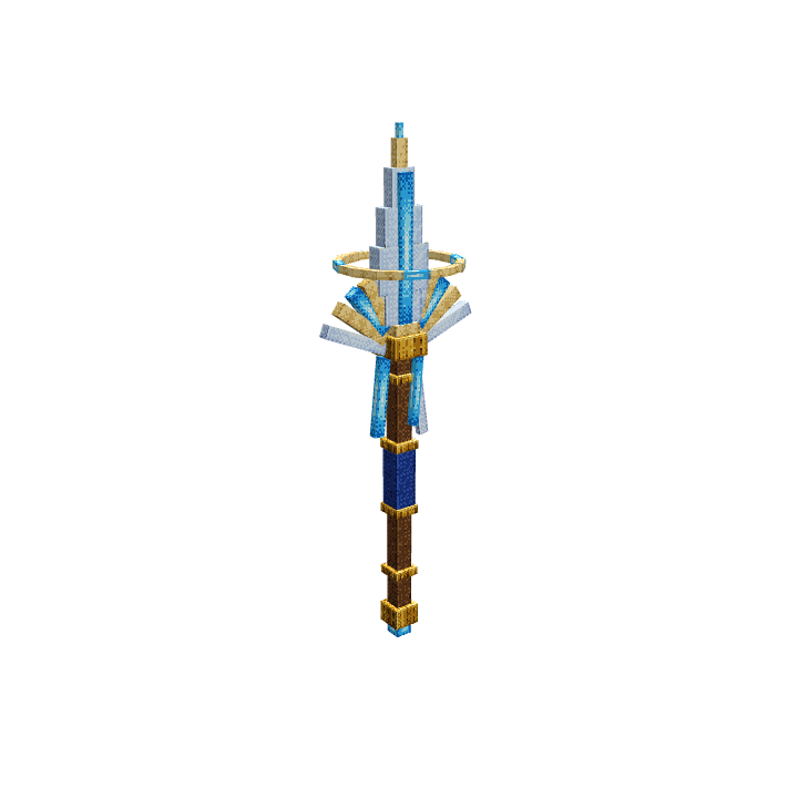 Sagrada, Spear of Judgment, voxel model preview