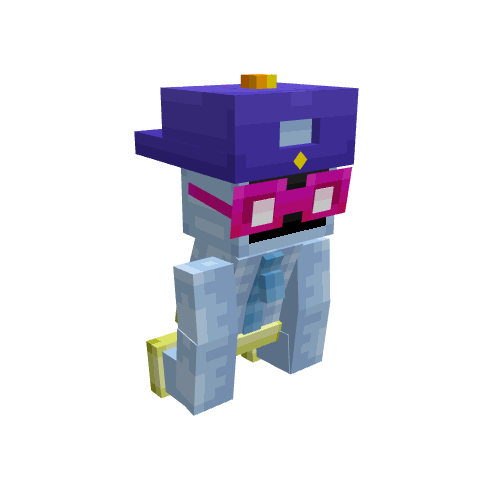 Shade Of Brawl Stars, voxel model preview
