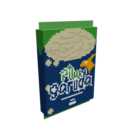 Pilus Garuda, voxel model preview