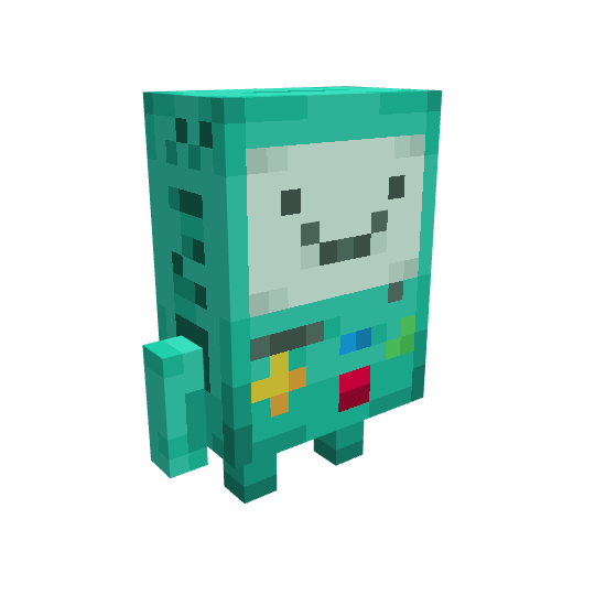 BMO from Adventure Time, voxel model preview
