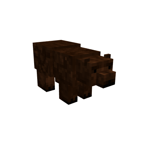 Grizzly, voxel model preview