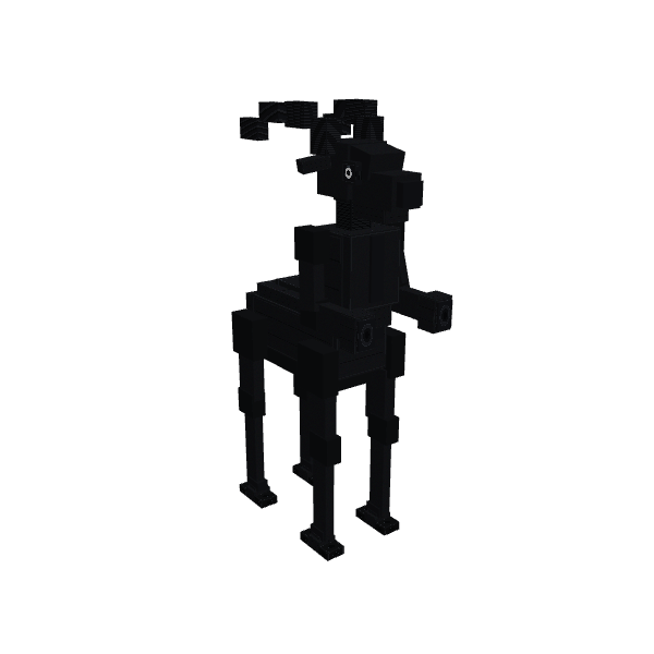 Robotic Centaur, voxel model preview