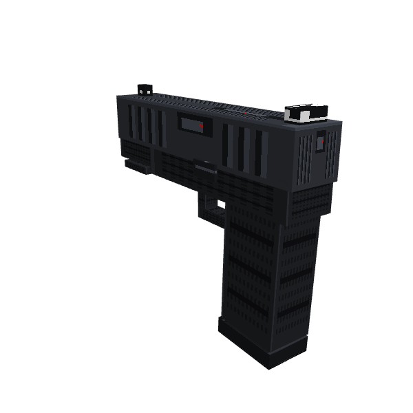 Glock 17, voxel model preview