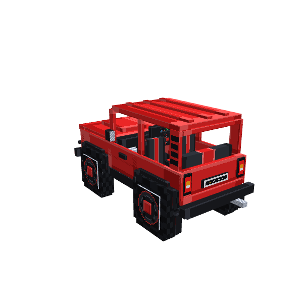 Buran Nomad 4x4, voxel model preview