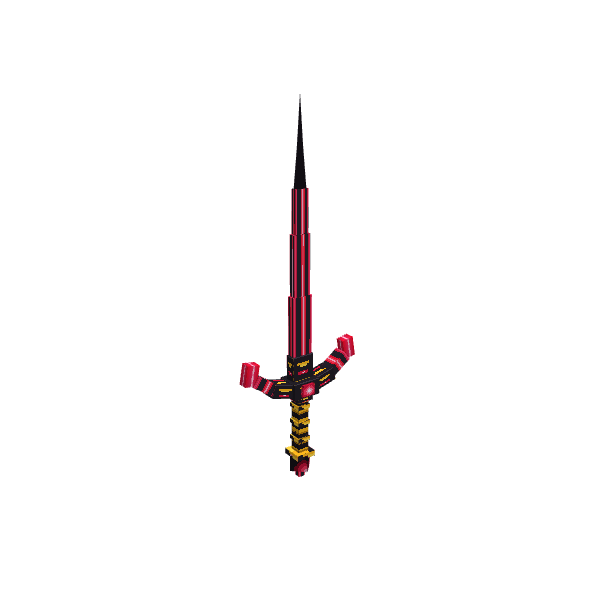 CrimsonArtifactSword, voxel model preview
