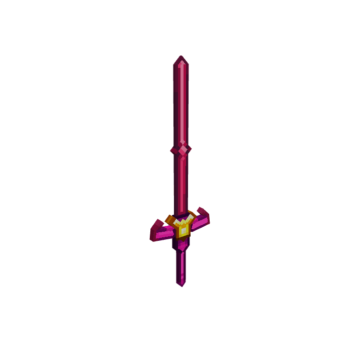 Terraria - Starfury，体素模型预览
