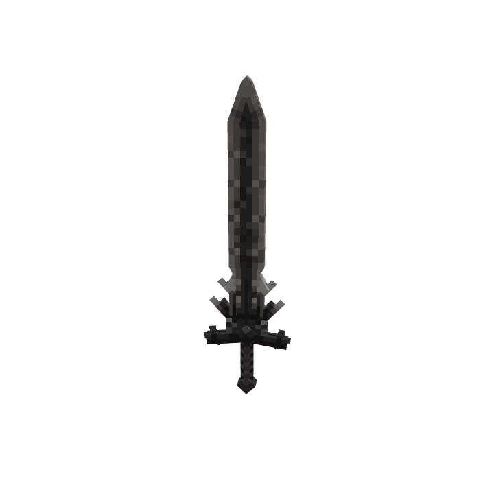 Greatsword - Light Variant, voxel model preview