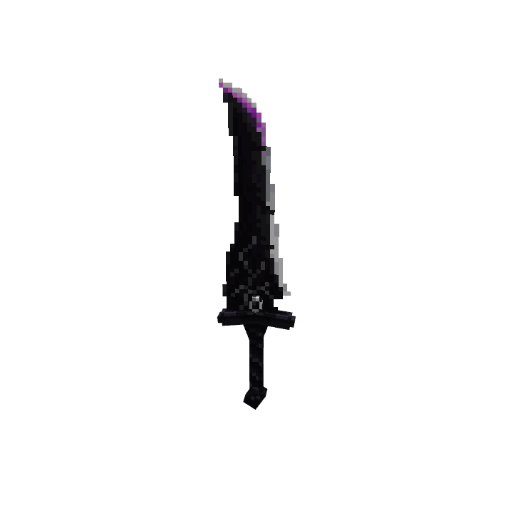 Greatsword - Dark Variant, voxel model preview
