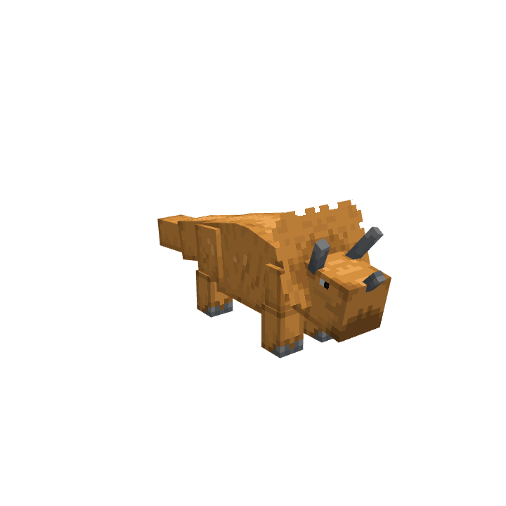 Triceratops - Lunar Client，体素模型预览