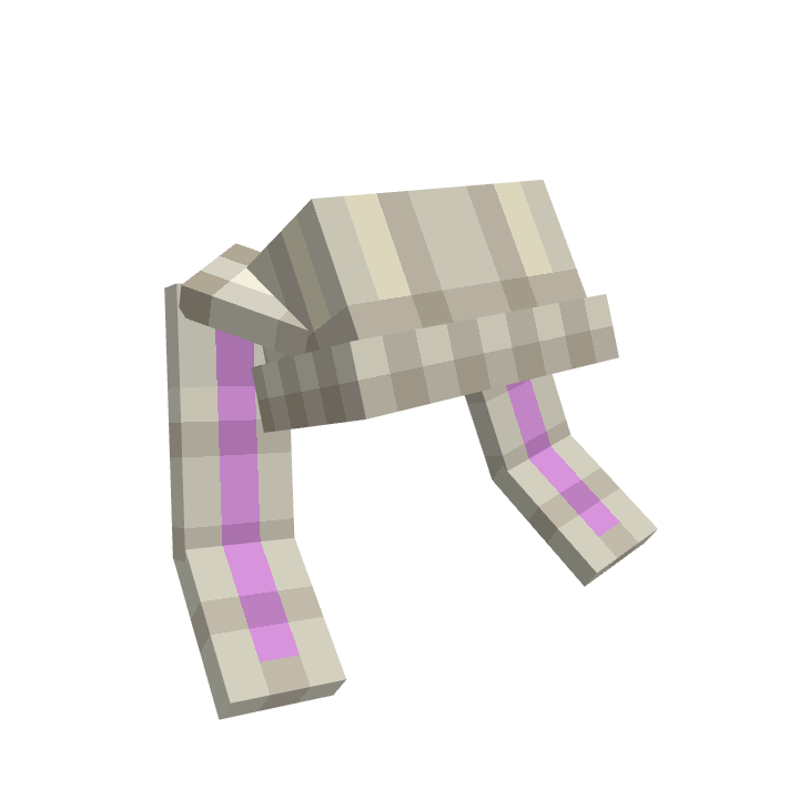 Rabbit Ear Hat - Lunar Client, voxel model preview