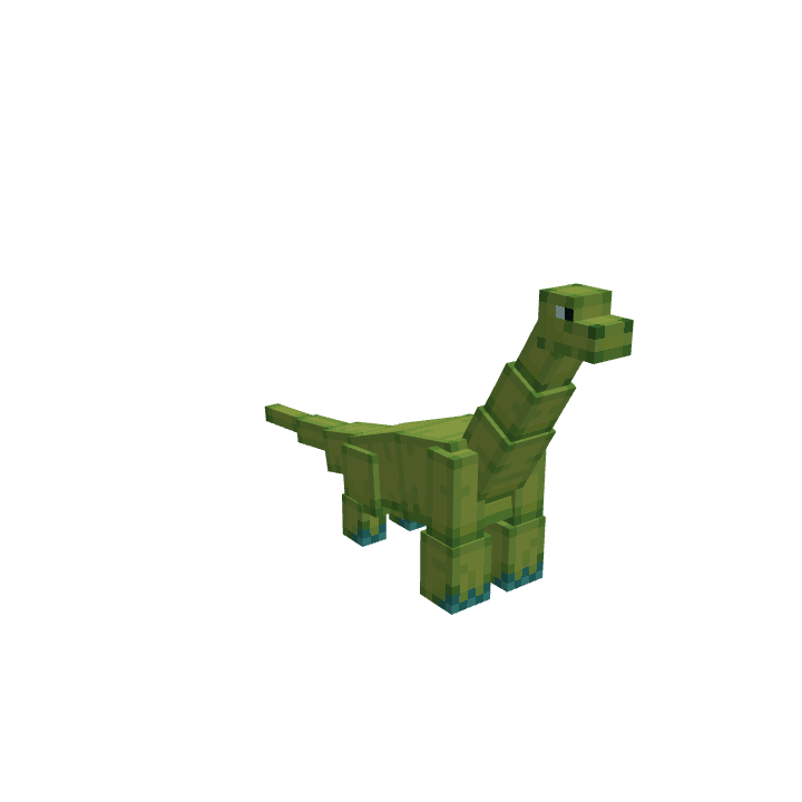 Brachiosaurus - Lunar Client，体素模型预览