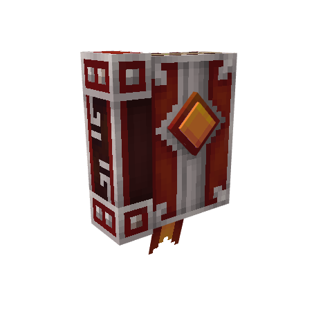 Weapons | Adamantite Spellbook, voxel model preview