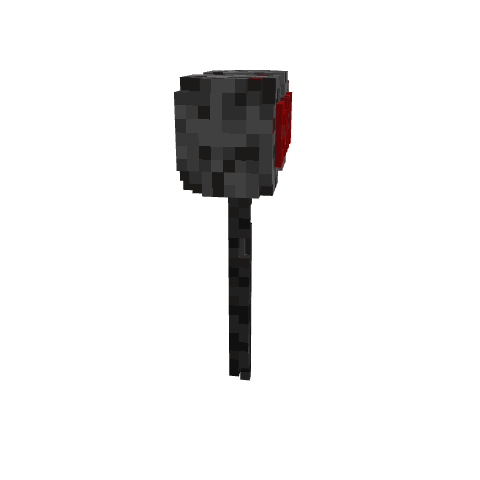 BAN Hammer | Minecraft Blockbench Model，体素模型预览