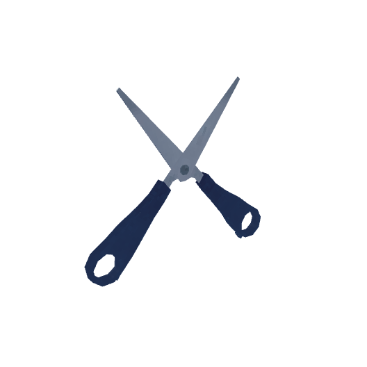 scissors, voxel model preview