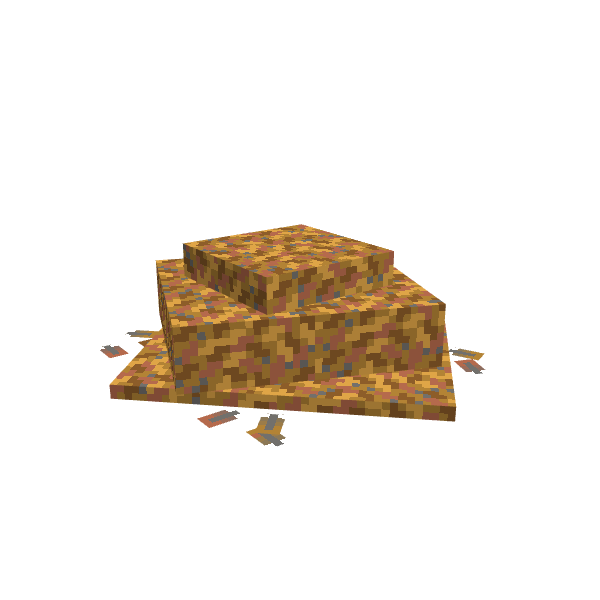 Leaf Pile, voxel model preview
