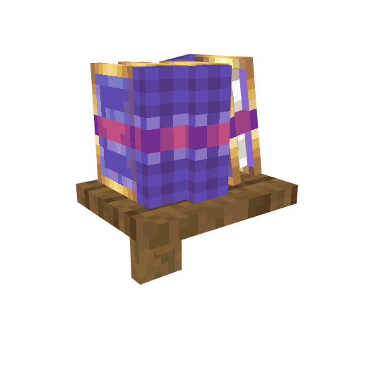 small magic bookshelf - varient 1, voxel model preview