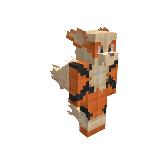 Arcanine CPM, voxel model preview