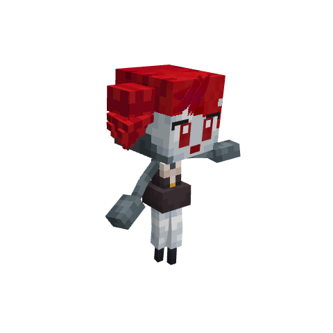 Meloetta Teto, voxel model preview