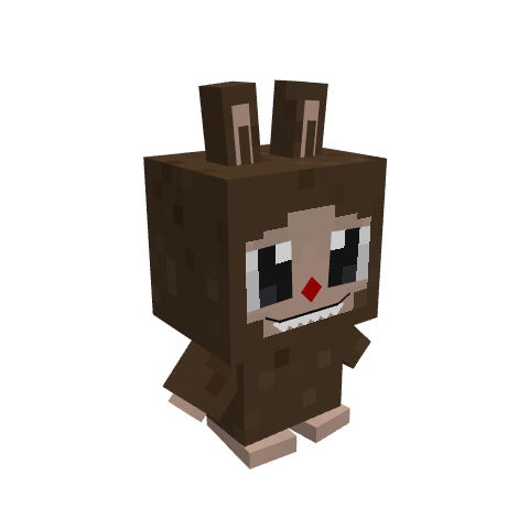 Labubu, voxel model preview