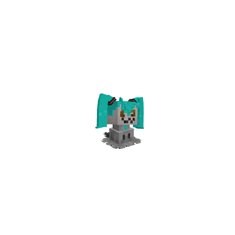 Mikuku, voxel model preview