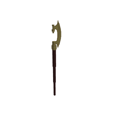 Methode's Staff, voxel model preview
