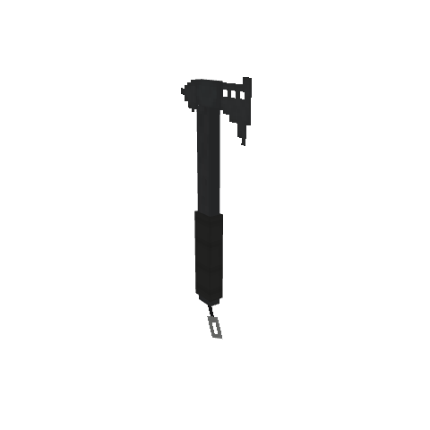 Survival axe, voxel model preview