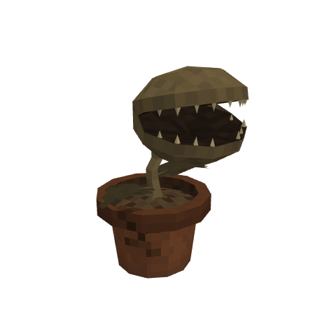 Dead Plant, voxel model preview