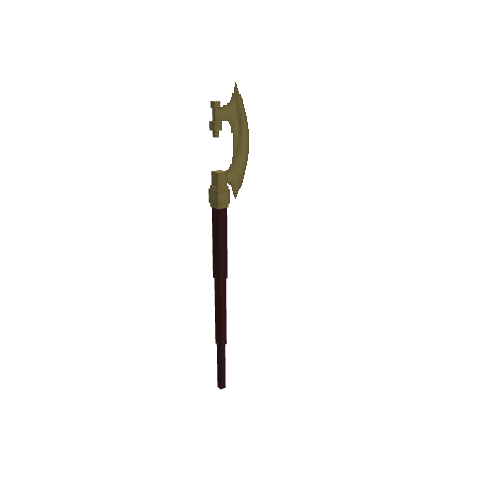 Methode's Staff, voxel model preview