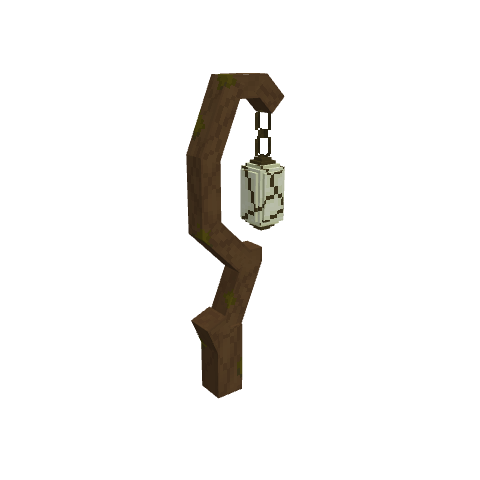 Fae Lantern, voxel model preview