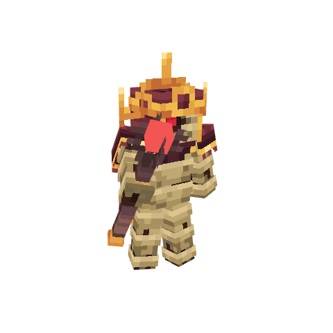 Sand Mage, voxel model preview