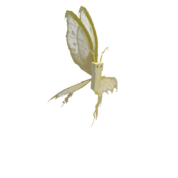 Kupu Kupu, voxel model preview