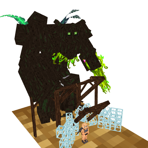 Tree of Titans, voxel model preview