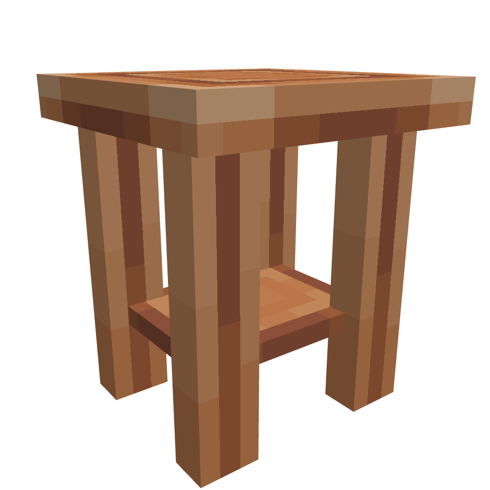 Side Table, voxel model preview