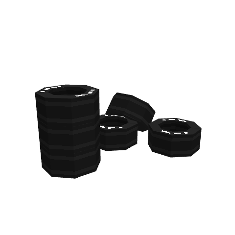 Wheel Decor, voxel model preview