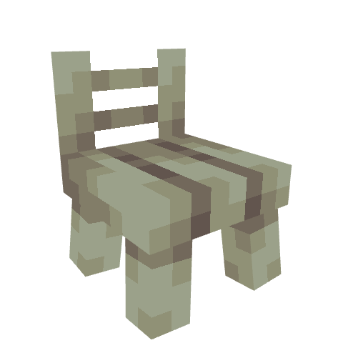 Old Chair, voxel model preview
