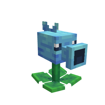 Snow Pea (Polyjo), voxel model preview