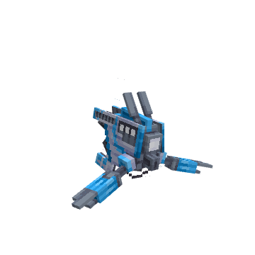 BB-Worky Alpha Drone, voxel model preview