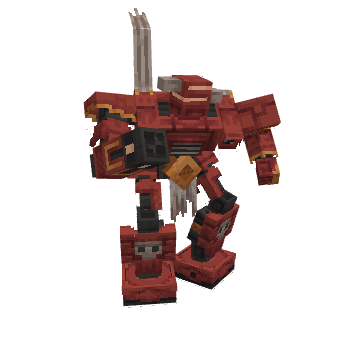 The Omen (Red), voxel model preview