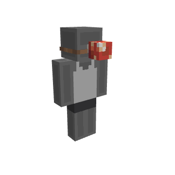 Red Mushroom Nose (Cosmetic), voxel model preview